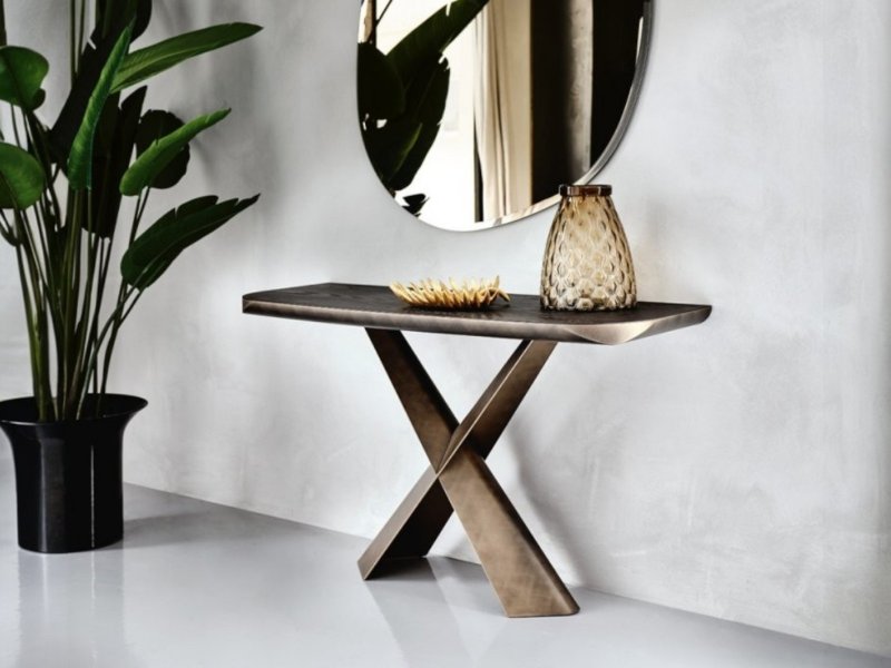 Cattelan Italia Terminal Wood C Console Table By Cattelan Italia