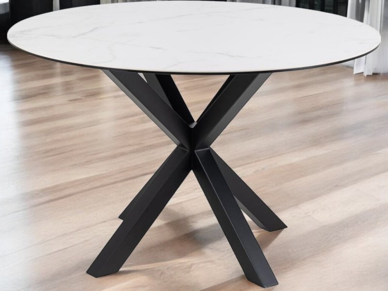 Beadle Crome Interiors Special Offers Lara Round Ceramic Dining Table