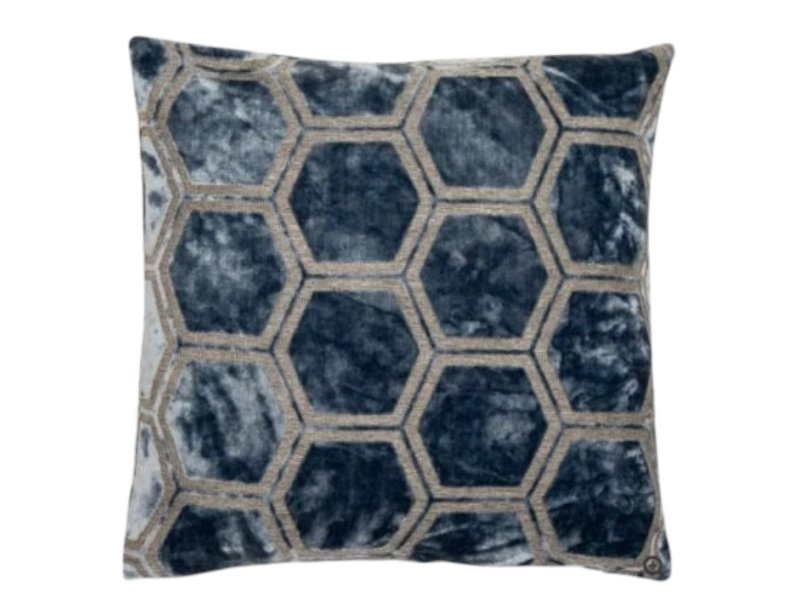 Beadle Crome Interiors Special Offers Large Ivor Blue Cushion