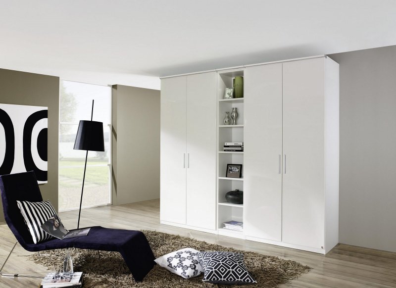 Beadle Crome Interiors Espace Wardrobe with 4 Doors and Shelf Unit