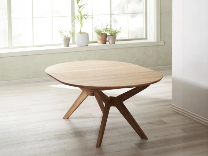 Beadle Crome Interiors Daisy Round Extending Dining Table