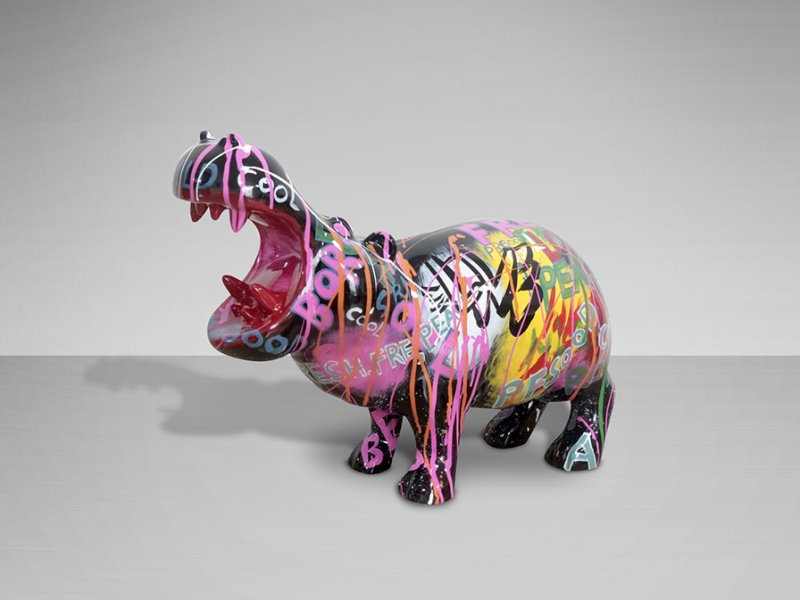 Beadle Crome Interiors Hippopotumus Figure