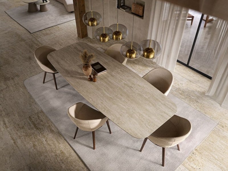 Cattelan Italia Skorpio Keramik Table Quick Ship With A Colosseo Top By Cattelan Italia