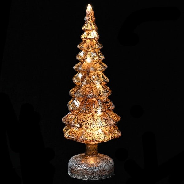 Beadle Crome Interiors Large Gold Lit Glass Tree