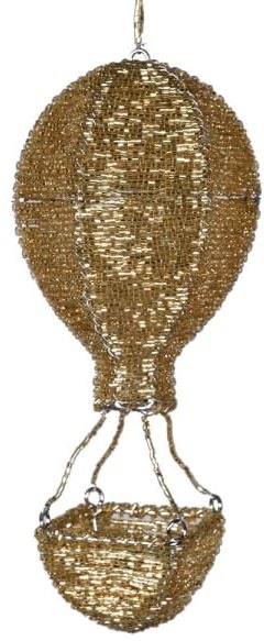 Beadle Crome Interiors Gold Bead Hot Air Balloon