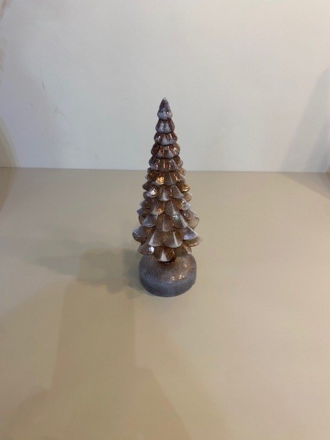 Beadle Crome Interiors Medium Gold Lit Glass Tree