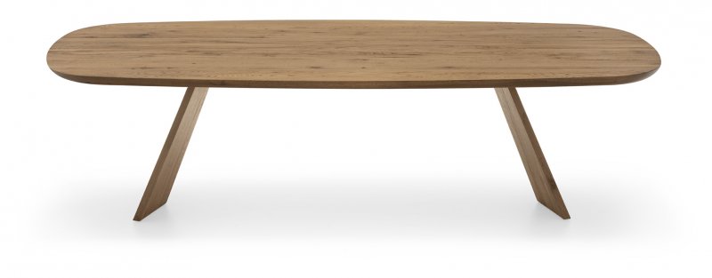 Calligaris Icaro Fixed Shaped Wooden Top Table By Calligaris