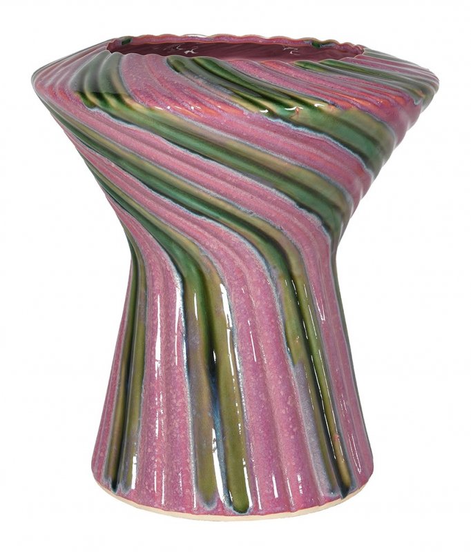 Beadle Crome Interiors Hand Drawn Multi Coloured Vase