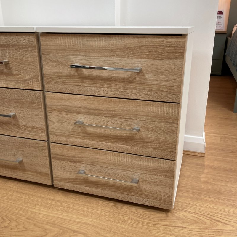 Beadle Crome Interiors Special Offers Oslo 2 Drawer Bedside Chest Clearance