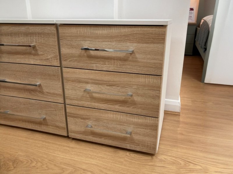 Beadle Crome Interiors Special Offers Oslo 3 Drawer Bedside Chest Clearance