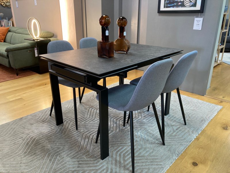 Beadle Crome Interiors Special Offers Metro Extending Table and Four Dining Chairs Clearance