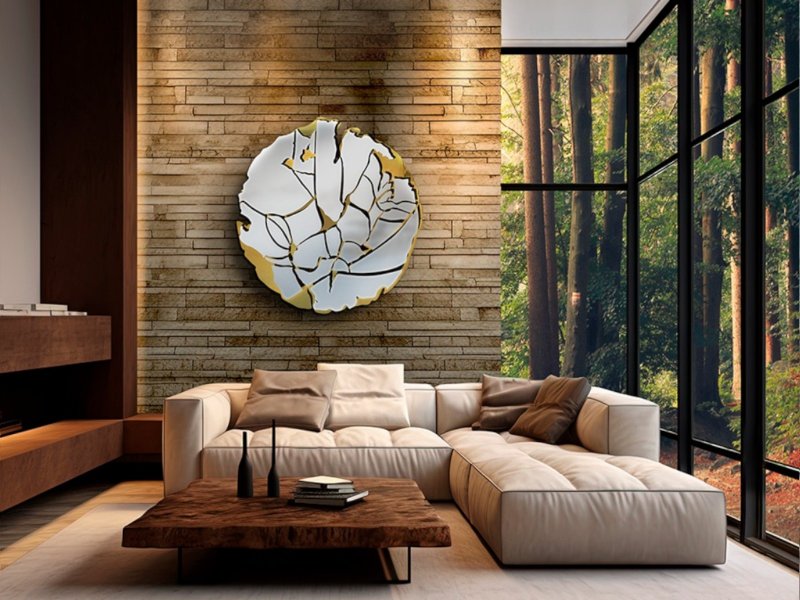 Beadle Crome Interiors Flynn Metal Bass Relieve