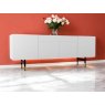 Calligaris Horizon 4 Doors and Central Drawer Sideboard, With High Legs Made To Order By Calligaris