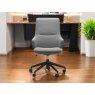 Stressless Stressless Quickship Mint High Back Office Chair With Arms In Batick Wild Dove