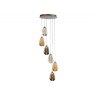 Beadle Crome Interiors Fountain 6 Mixed Pendant Ceiling Light