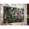 Beadle Crome Interiors Tropical Flamingos Wall Art