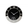 Beadle Crome Interiors Special Offers Black and Silver Metal Gear Wall Clock