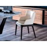 Cattelan Italia Magda Chair With Wooden Legs and Arms By Cattelan Italia