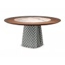 Cattelan Italia Atrium Round Ker-Wood Table By Cattelan Italia