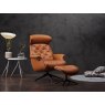 Beadle Crome Interiors Milo Recliner Chair and Footrest Upholstered