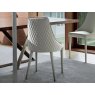 Bontempi Clara Quilted Back Chair With Metal Legs