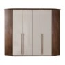 Nolte Nolte Horizon 6 Door Wardrobe with curved ends