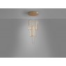 Beadle Crome Interiors Tucker 9 Lamp Light In Rose Gold