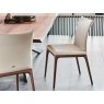 Cattelan Italia Arcadia Dining Chair Quick Ship In Lino Soft Leather By Cattelan Italia