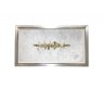 Beadle Crome Interiors Velveteen Wall Art White