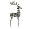 Beadle Crome Interiors Small Red/Green Jewel Reindeer