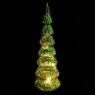 Beadle Crome Interiors Large Lit Green Xmas Tree