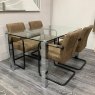 Beadle Crome Interiors Special Offers Hydra Dining Table and Four Lara Dining Chairs Clearance