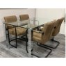 Beadle Crome Interiors Special Offers Hydra Dining Table and Four Lara Dining Chairs Clearance