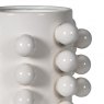 Beadle Crome Interiors White Bobble Vase